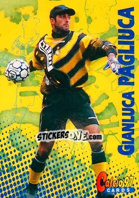 Sticker Gianluca Pagliuca - Calcio Cards 1996-1997 n. 17 - Panini