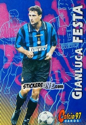 Sticker Gianluca Festa - Calcio Cards 1996-1997 n. 29 - Panini