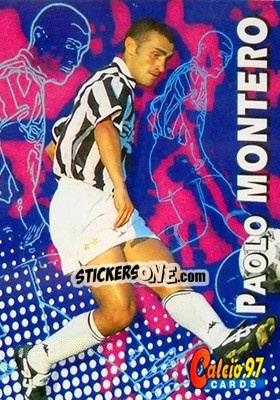 Cromo Paolo Montero - Calcio Cards 1996-1997 - Panini