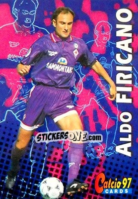 Sticker Aldo Firicano - Calcio Cards 1996-1997 n. 35 - Panini
