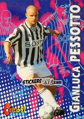 Sticker Gianluca Pessotto - Calcio Cards 1996-1997 n. 36 - Panini