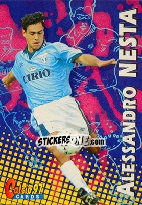 Sticker Alessandro Nesta - Calcio Cards 1996-1997 n. 37 - Panini