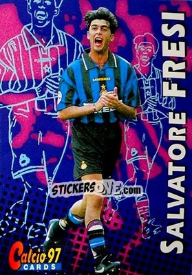 Figurina Salvatore Fresi - Calcio Cards 1996-1997 - Panini