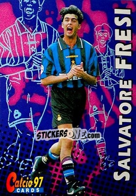 Sticker Salvatore Fresi - Calcio Cards 1996-1997 n. 40 - Panini