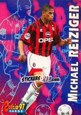 Sticker Michael Reiziger - Calcio Cards 1996-1997 n. 43 - Panini