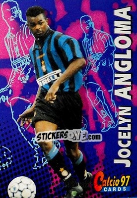 Sticker Jocelyn Angloma - Calcio Cards 1996-1997 n. 45 - Panini