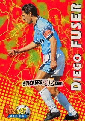 Sticker Diego Fuser - Calcio Cards 1996-1997 n. 52 - Panini