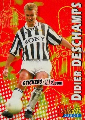 Sticker Didier Deschamps - Calcio Cards 1996-1997 n. 55 - Panini