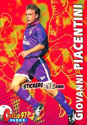 Sticker Giovanni Piacentini - Calcio Cards 1996-1997 - Panini