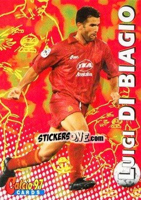 Sticker Luigi Di Biagio - Calcio Cards 1996-1997 n. 61 - Panini