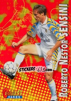 Sticker Roberto Sensini - Calcio Cards 1996-1997 n. 62 - Panini