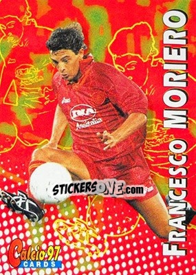 Figurina Francesco Moriero - Calcio Cards 1996-1997 - Panini