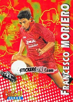 Sticker Francesco Moriero - Calcio Cards 1996-1997 n. 64 - Panini