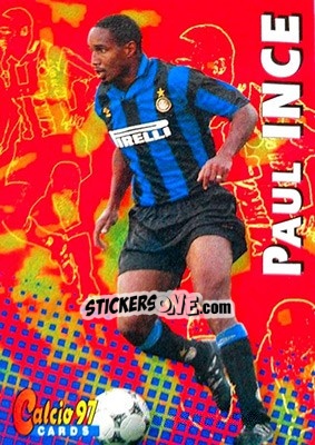 Sticker Paul Ince - Calcio Cards 1996-1997 n. 66 - Panini