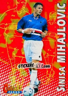 Sticker Sinisa Mihajlovic - Calcio Cards 1996-1997 n. 70 - Panini