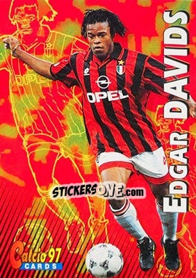 Sticker Edgar Davids - Calcio Cards 1996-1997 n. 72 - Panini