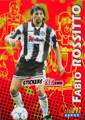 Figurina Fabio Rossitto - Calcio Cards 1996-1997 - Panini