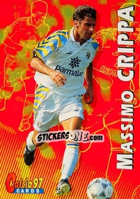 Sticker Massimo Crippa - Calcio Cards 1996-1997 n. 77 - Panini