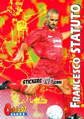 Sticker Francesco Statuto - Calcio Cards 1996-1997 n. 79 - Panini
