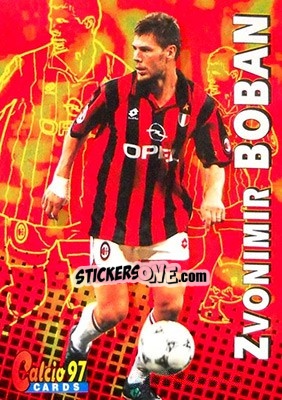 Sticker Zvonimir Boban - Calcio Cards 1996-1997 - Panini