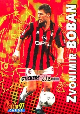 Figurina Zvonimir Boban - Calcio Cards 1996-1997 - Panini