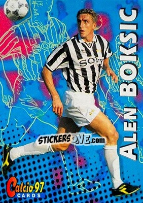 Sticker Alen Boksic - Calcio Cards 1996-1997 n. 83 - Panini