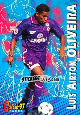 Sticker Luis Oliveira - Calcio Cards 1996-1997 - Panini