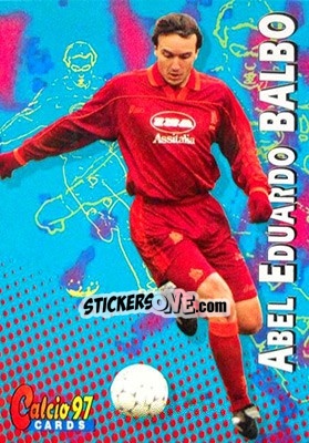 Sticker Abel Balbo - Calcio Cards 1996-1997 n. 93 - Panini
