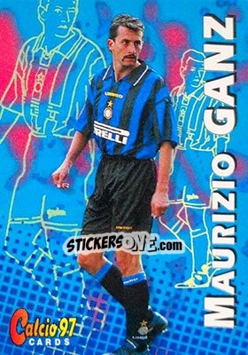 Figurina Maurizio Ganz - Calcio Cards 1996-1997 - Panini
