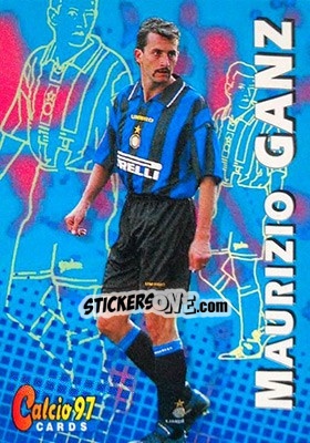 Sticker Maurizio Ganz - Calcio Cards 1996-1997 n. 97 - Panini