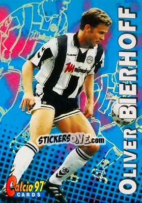 Sticker Oliver Bierhoff - Calcio Cards 1996-1997 n. 100 - Panini
