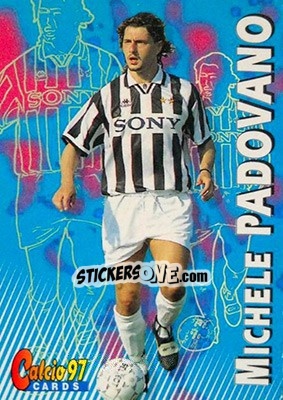 Figurina Michele Padovano - Calcio Cards 1996-1997 - Panini