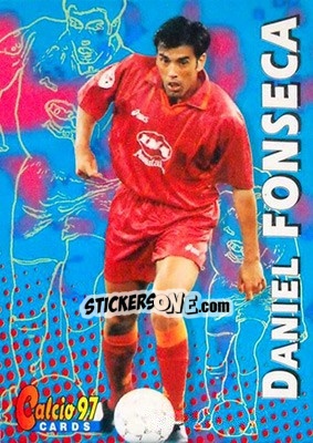Sticker Daniel Fonseca - Calcio Cards 1996-1997 n. 109 - Panini
