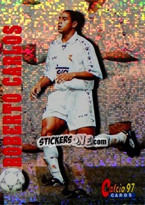 Sticker Roberto Carlos - Calcio Cards 1996-1997 n. 112 - Panini