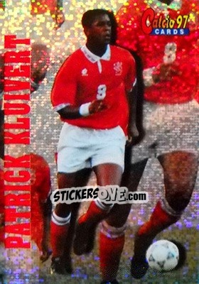 Sticker Patrick Kluivert - Calcio Cards 1996-1997 n. 118 - Panini