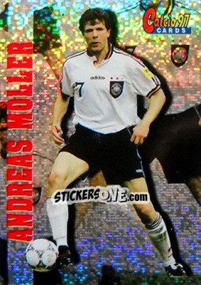 Sticker Andreas Moller - Calcio Cards 1996-1997 n. 121 - Panini