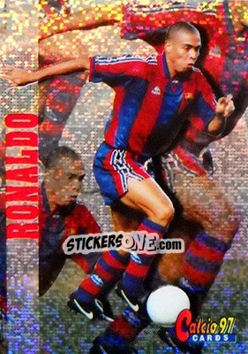 Sticker Ronaldo - Calcio Cards 1996-1997 n. 123 - Panini