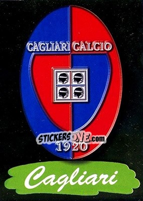Sticker Cagliari - Calcio Cards 1996-1997 - Panini