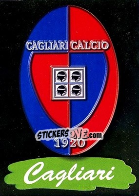 Sticker Cagliari - Calcio Cards 1996-1997 n. 135 - Panini