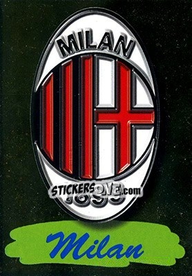 Sticker Milan - Calcio Cards 1996-1997 n. 140 - Panini