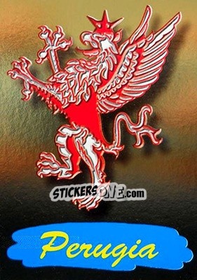 Sticker Perugia - Calcio Cards 1996-1997 n. 143 - Panini