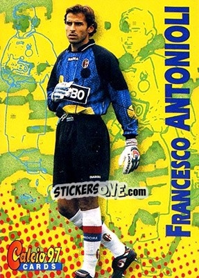 Sticker Francesco Antonioli - Calcio Cards 1996-1997 n. 151 - Panini
