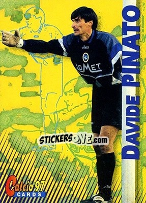 Sticker Davide Pinato - Calcio Cards 1996-1997 - Panini