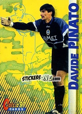 Sticker Davide Pinato - Calcio Cards 1996-1997 n. 157 - Panini