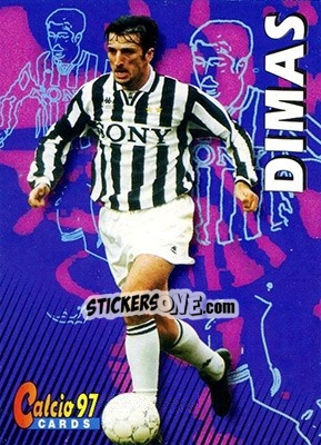 Sticker Dimas - Calcio Cards 1996-1997 n. 158 - Panini
