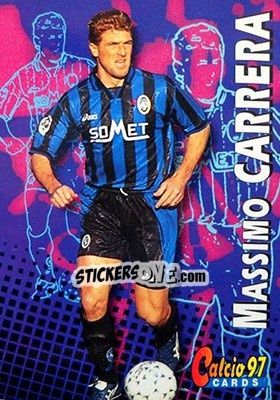 Figurina Massimo Carrera - Calcio Cards 1996-1997 - Panini
