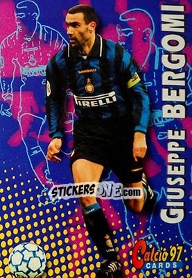 Figurina Giuseppe Bergomi - Calcio Cards 1996-1997 - Panini