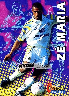 Sticker Zé Maria - Calcio Cards 1996-1997 n. 169 - Panini