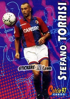 Sticker Stefano Torrisi - Calcio Cards 1996-1997 n. 170 - Panini