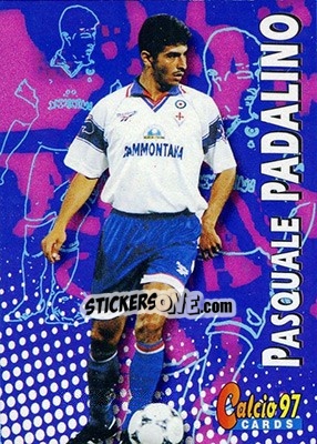 Sticker Pasquale Padalino - Calcio Cards 1996-1997 - Panini